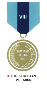 Satyalancana Kesetiaan VIII Tahun 1