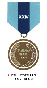 Satyalancana Kesetiaan XXIV Tahun 1