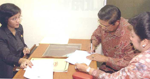 Presiden Susilo Bambang Yudhoyono di Polda Metro Jaya