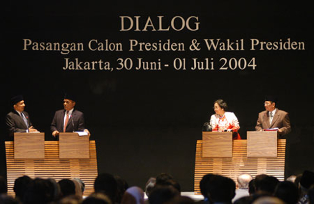 Dialog  pasangan calon presiden dan wakil presiden